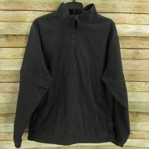 Weatherproof Black 1/4 Zip Pullover Golf Jacket Men's L